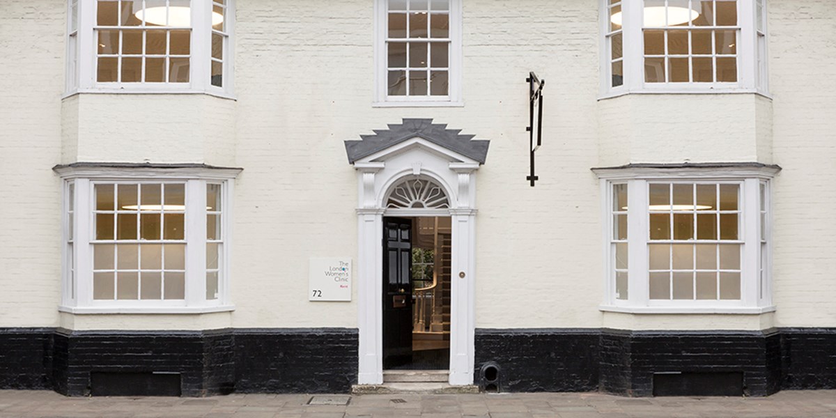 The front of London women's clinic Canterbury building