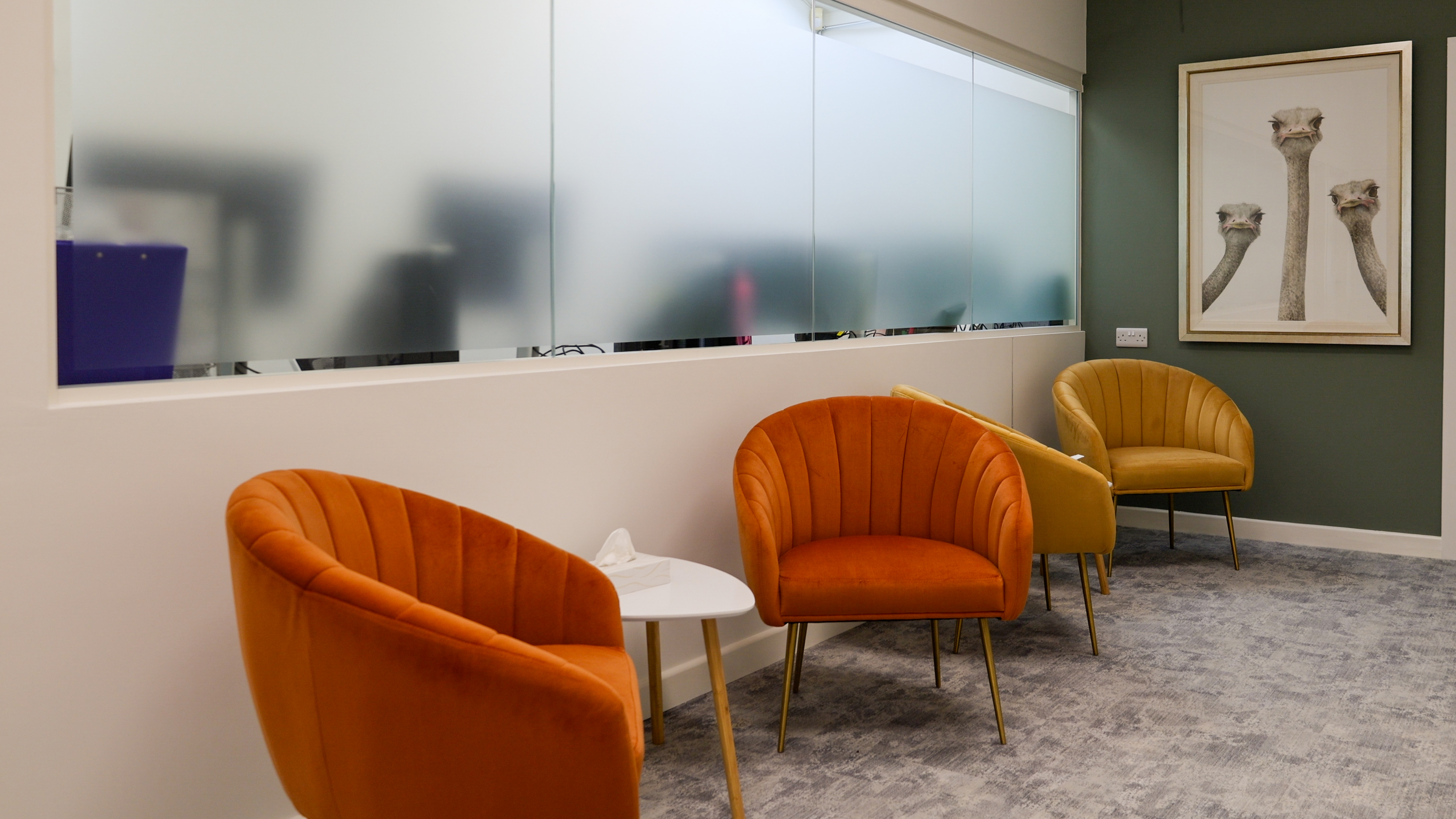 London Women's clinic Cambridge reception