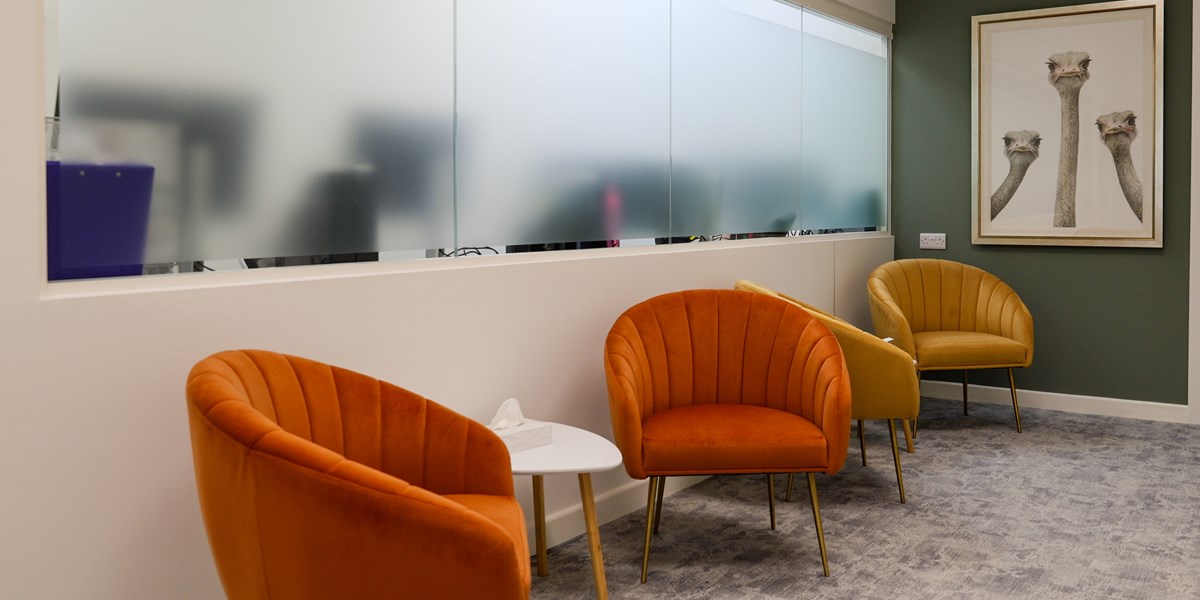 London Women's clinic Cambridge reception