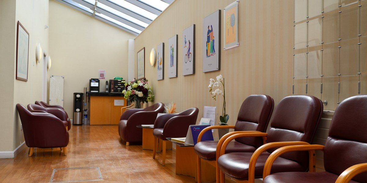 London womens clinic Darlington reception